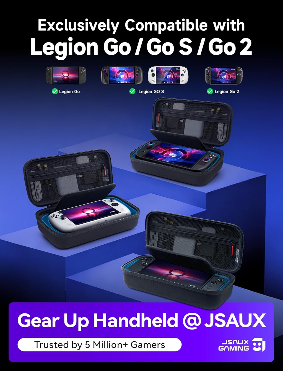 Gaming Console Lenovo Legion Go - Estojo de Transporte para Console de
