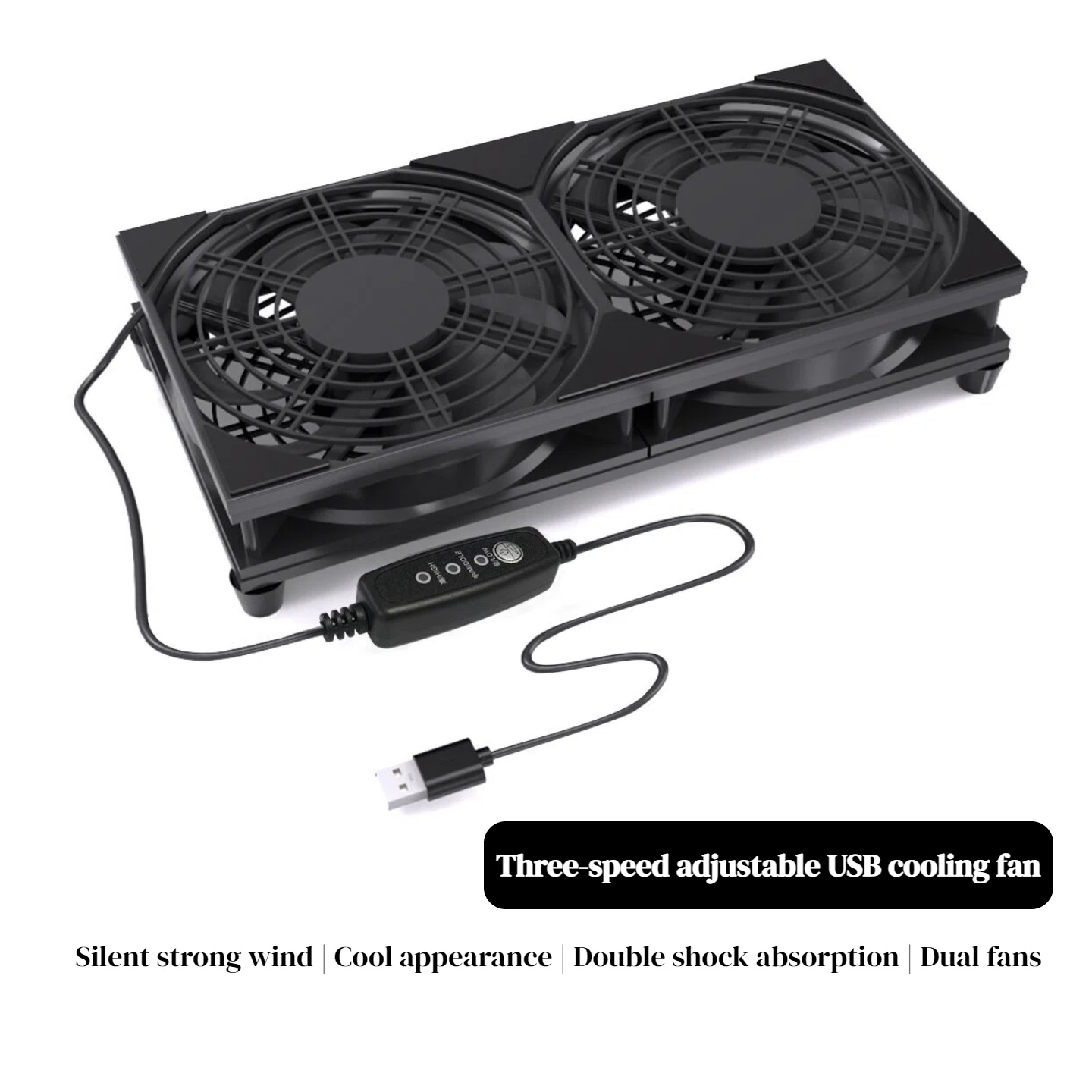 Gaming Console Controller - Ventilador de Resfriamento Dual USB com