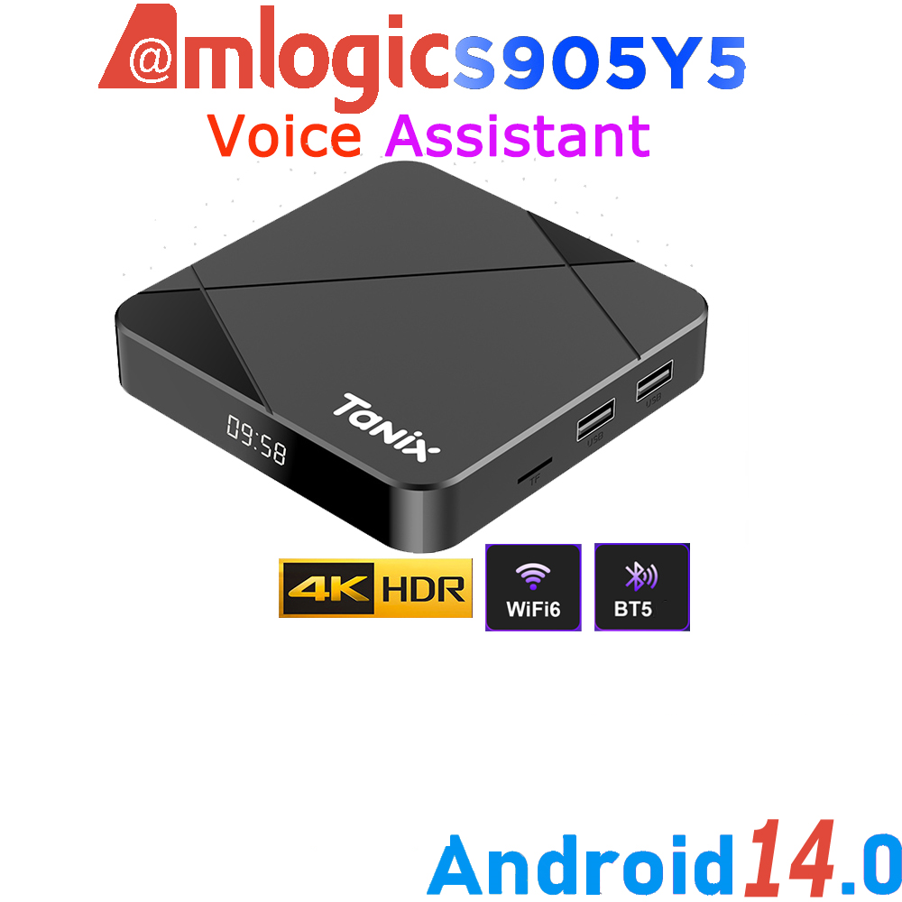Gaming Console For Android Tv - Amlogic S905Y5 Android14.0 4K Vídeo Wifi6