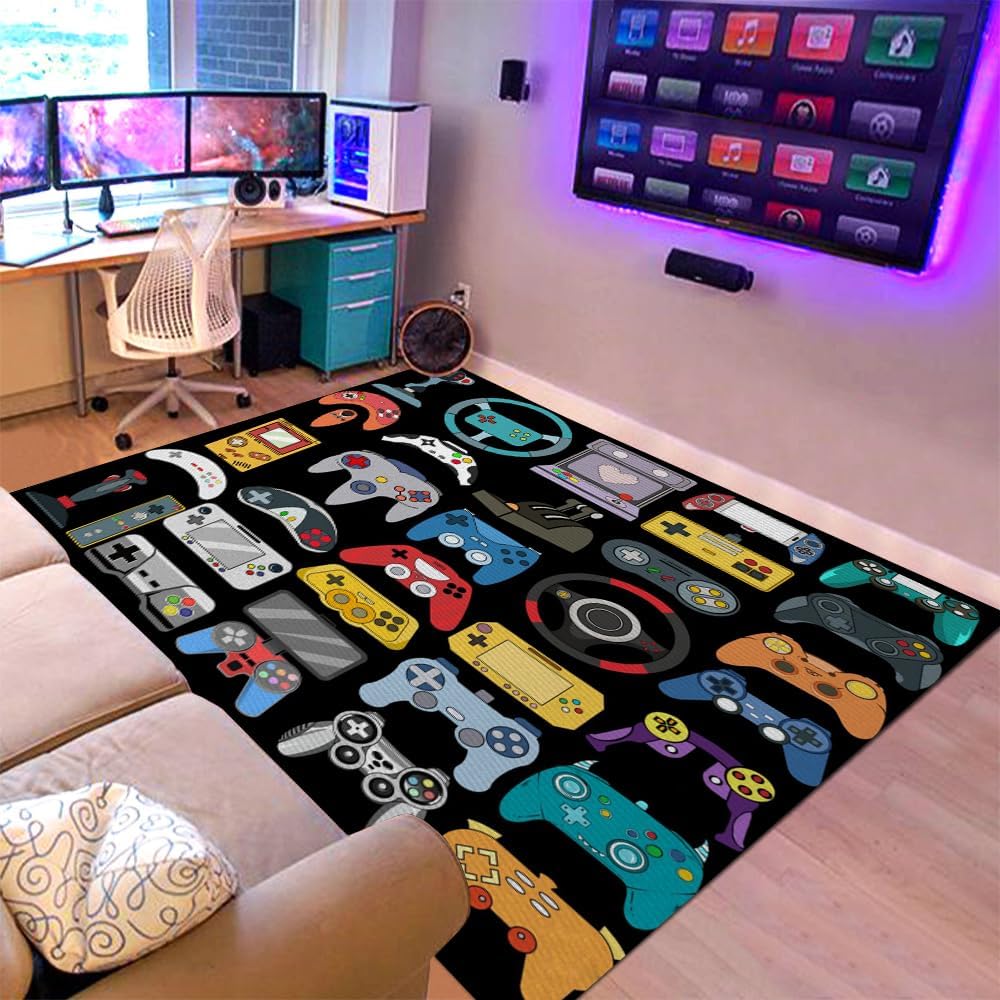 Gaming Console Kids - Tapete de área com estampa de