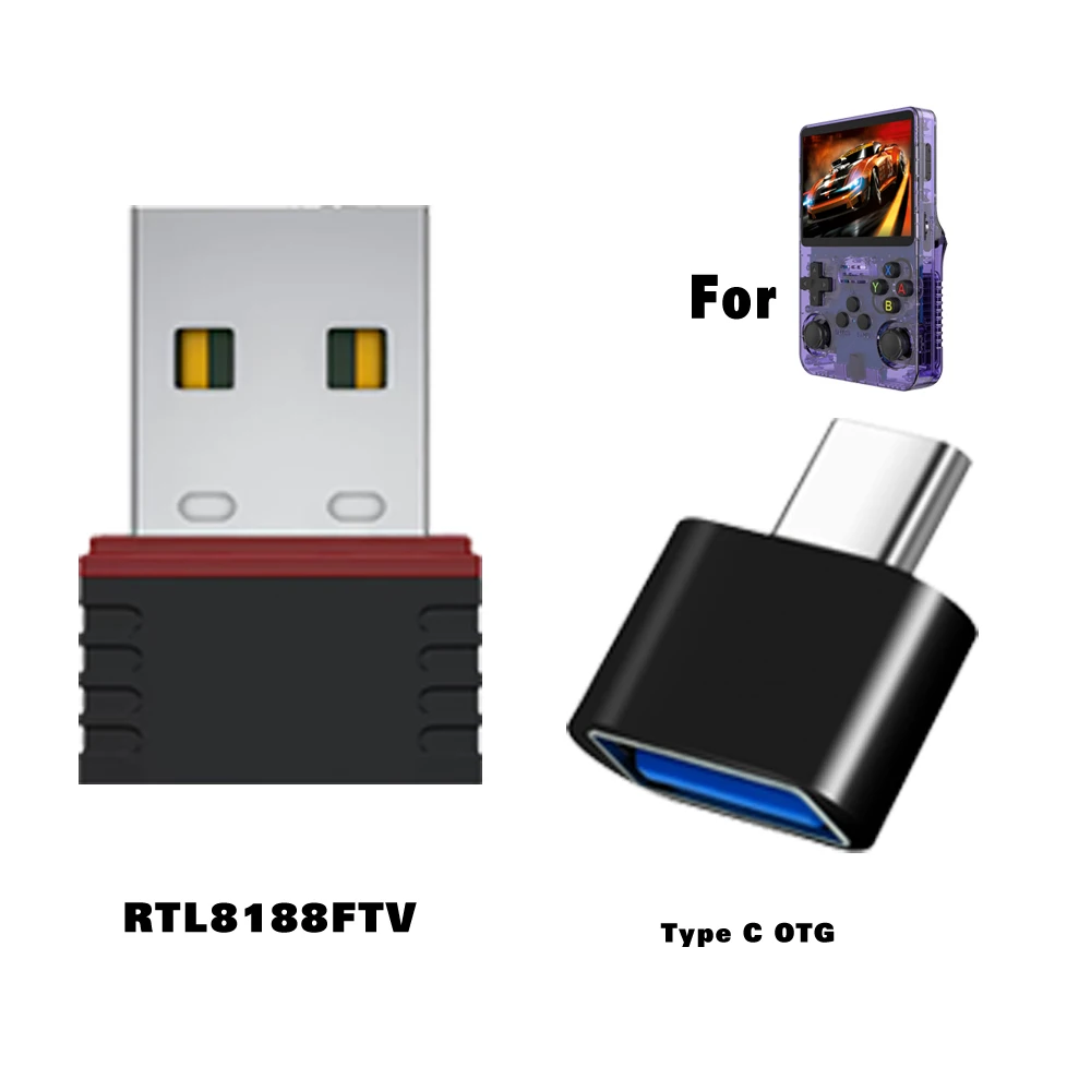R36S (WiFi) RTL8188FTV USB Don - Gaming Console R36 avaliação e preço