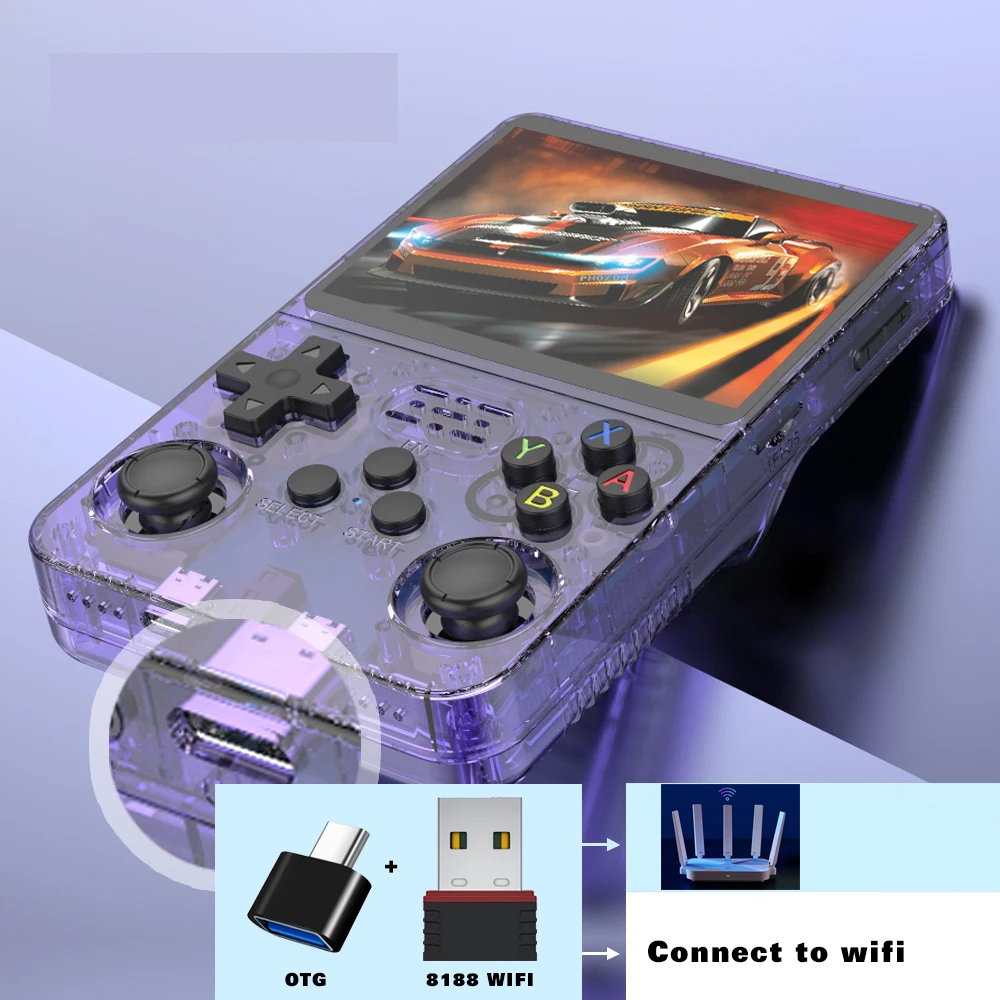 R36S (WiFi) RTL8188FTV USB Don - Gaming Console R36 avaliação e preço