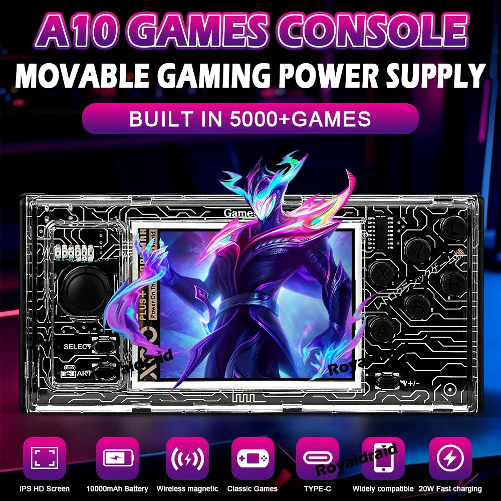 NOVO Power Bank Integrado para - Gaming Console Power Bank avaliação e preço