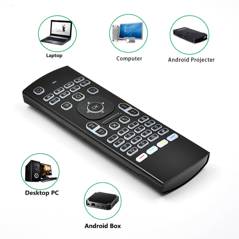 Mx3 backlight air mouse contro - Gaming Console For Android Tv avaliação e preço
