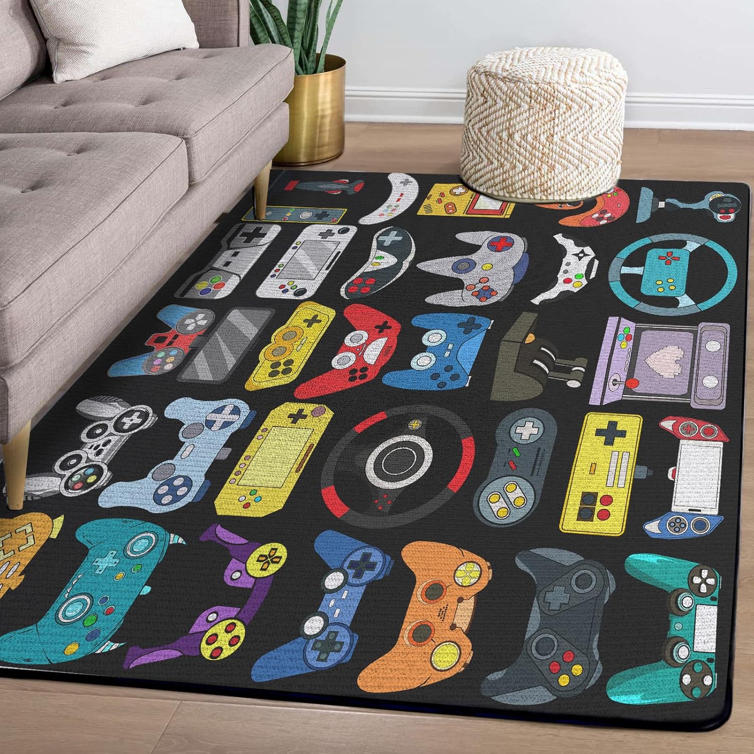 Tapete de área com estampa de  - Gaming Console Kids avaliação e preço