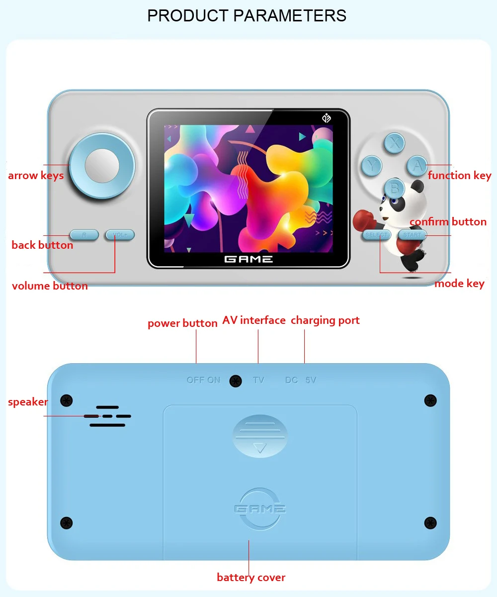 Nova Consola de Videogame Retr - Gaming Console Retro Handheld avaliação e preço
